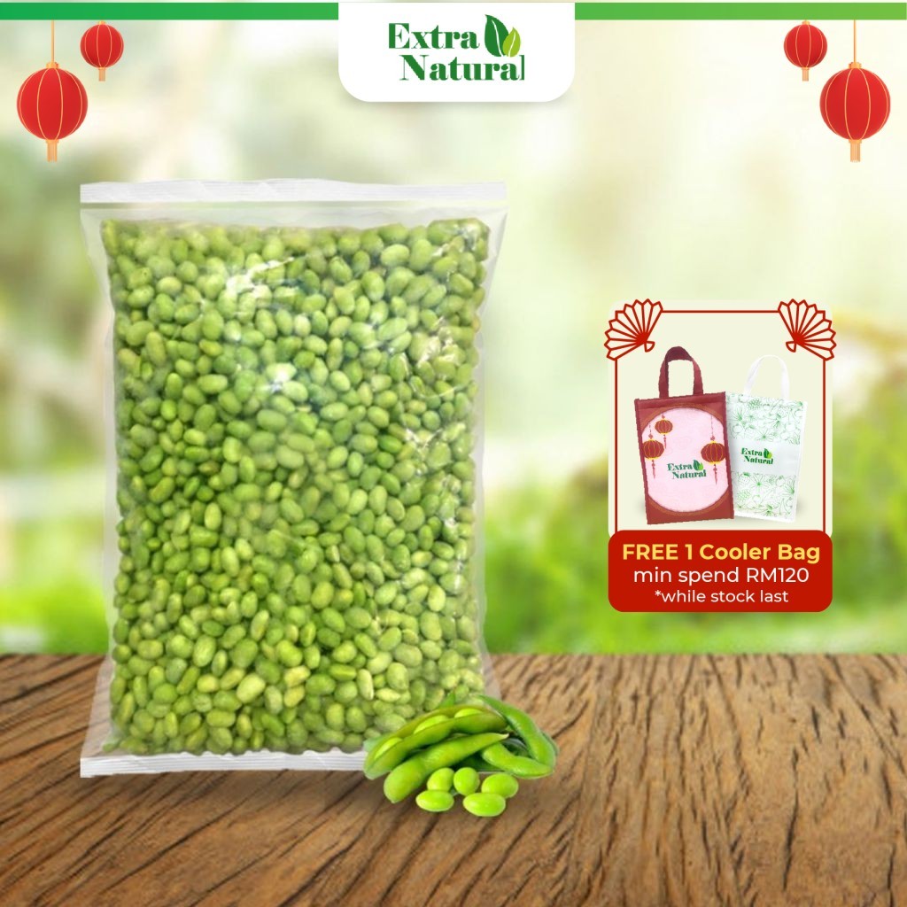 Frozen Edamame Bean/Pod [Kacang Bulu] (Please read description box before order) |[Extra Natural]