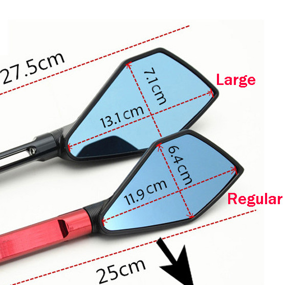 Essential Multi Suzuki Raider R150 / Fi Carb J Crossover Two Size Motorcycle Side Mirror CNC Aluminum Alloy Rearview ... - Image 4