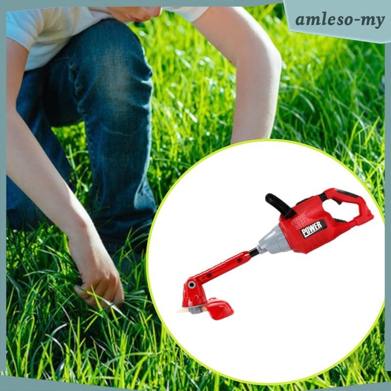 [AmlesoMY] Kids Trimmer Toy Chainsaws Toy Garden Tool Power Tool Lightweight Lawn Trimmer for Childrens Toddlers Boys Girls Age 3-5+