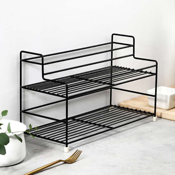 Stainless Steel Dish Rack Kitchen Plate Rack Rak dapur, rak minyak lantai, rak perasa, rak penyimpanan, rak penyimpanan pelbagai lapisan, peralatan dapur, koleksi isi rumah