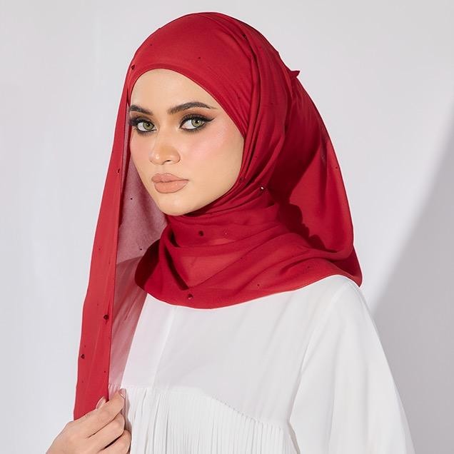 Liany Shawl by Jieha Ghazali with Premium Crystal Embellished Hijab