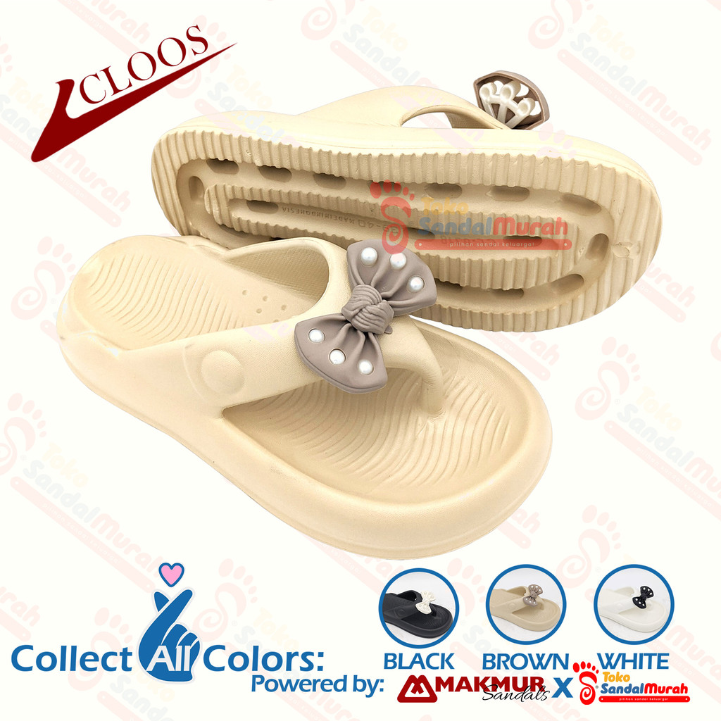 Toko Sandal - Fashionable Women's Sandals Size 36-40 / Sandals with a Simple and Stylish Design / Comfortable and Light Sandals for Everyday Wear / Anti-Slip and Slip Rubber Sandals