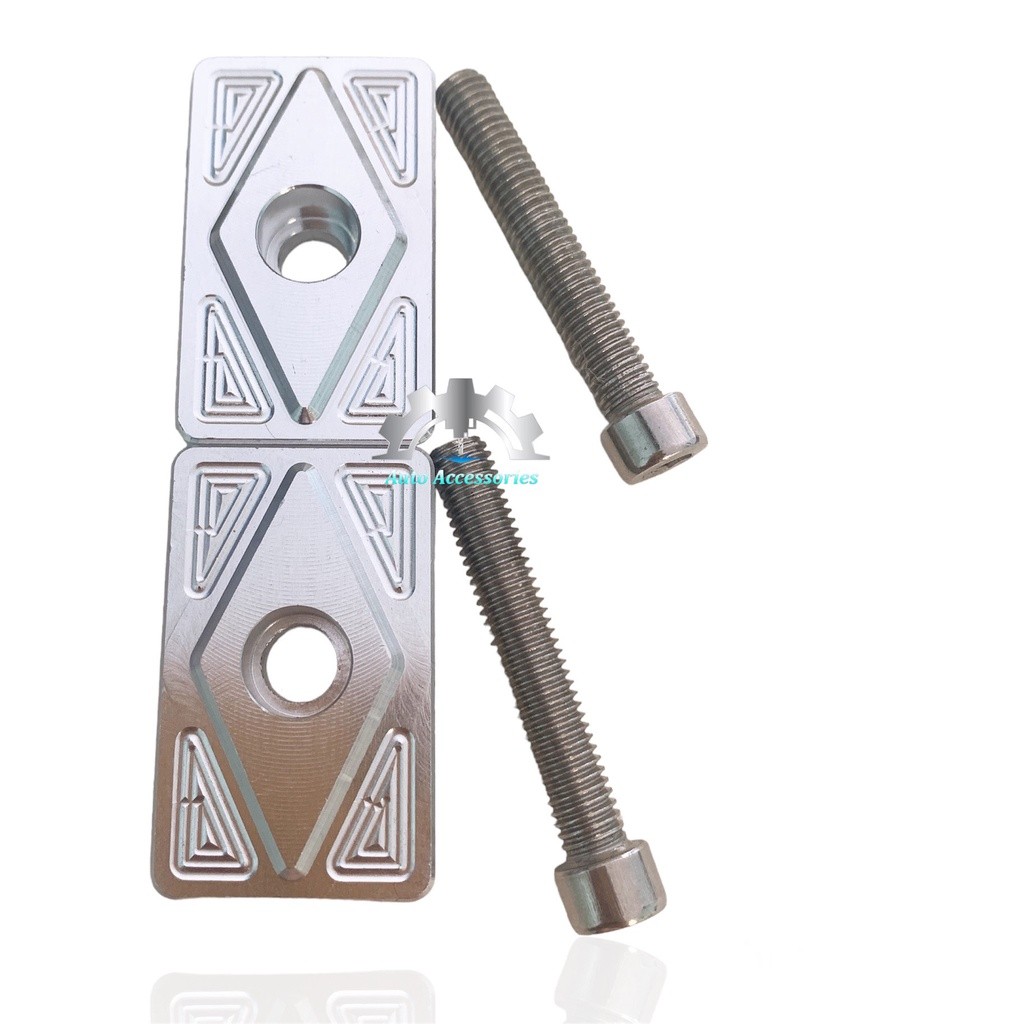 Exciter Ex150 Raider Satria Sound Slug Booster Cap, Monolithic CNC Lid, 1 Set Of 2 Caps + 2 Screws