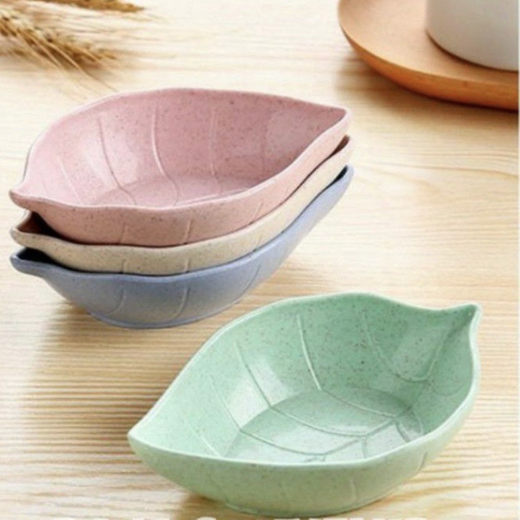 Leaf/Love-Shaped Plastic Bowl Souvenir Without Packaging