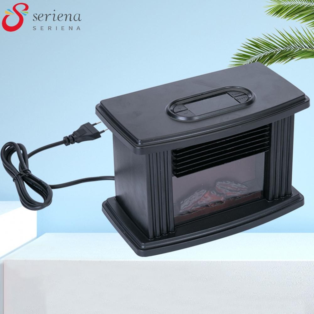 [Seriena.my] 3D Electric Fireplace Energy-saving Desktop Warm Air Heater Household Appliances