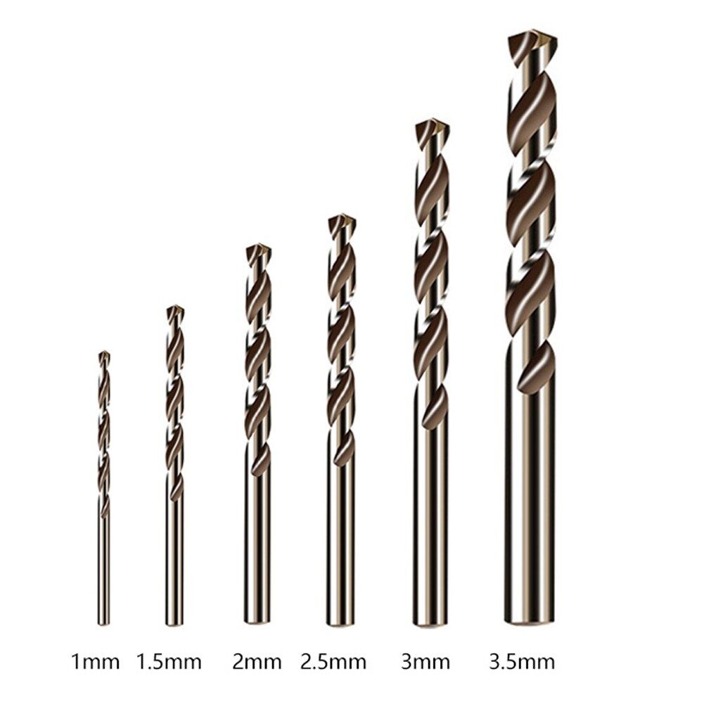 DIY Hardware 12pcs Cobalt Hss Drill Bit M35 Industrial Grade Stainless Steel Aluminum Metal Wood Hole Cutter Build Wo... - Image 2
