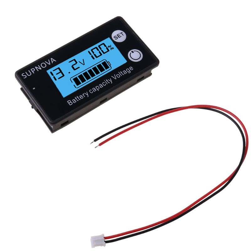 Multi Have Battery Capacity Indicator tester DC 8V-100V Lead Acid Lithium LiFePO4 Car Motorcycle Voltmeter Voltage Ga... - Image 2