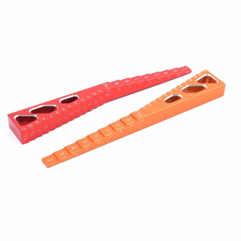Premium Reliable Aluminium Alloy 2 1 Ride Height & Droop Gauge (BU) Ruler 1/10 1/8 1/16 1/14 RC Touring Car Drift Mus... - Image 4