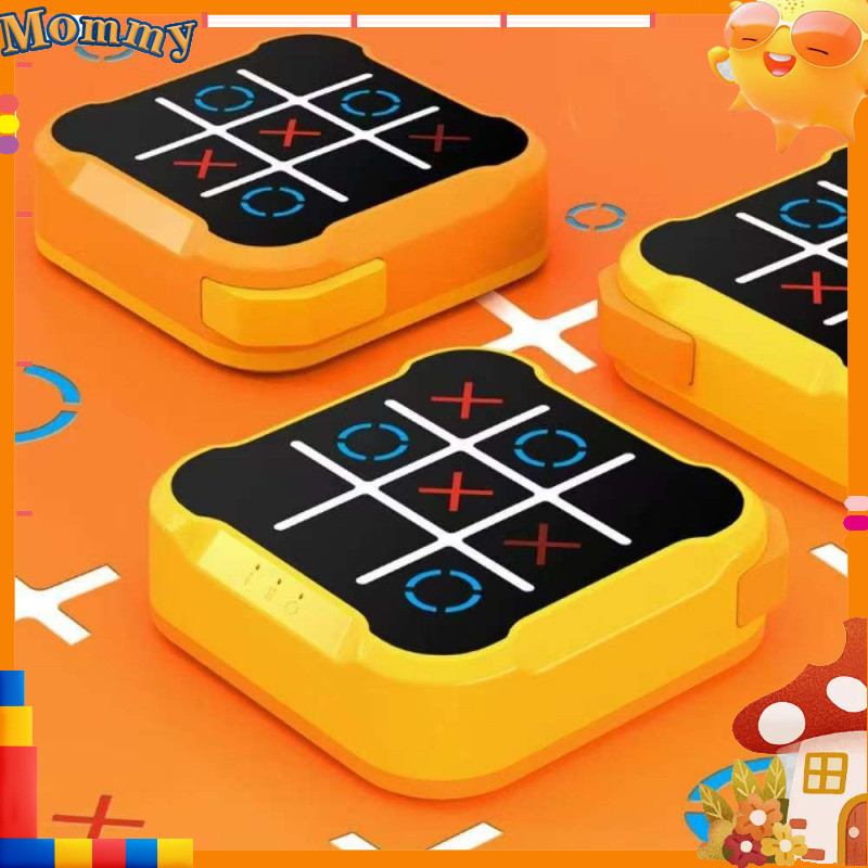 【 Ready Stock】Tic Tac Toe Game Creative puzzle Family Game Chessboard Improving Memory and Attention Children's Student Gift