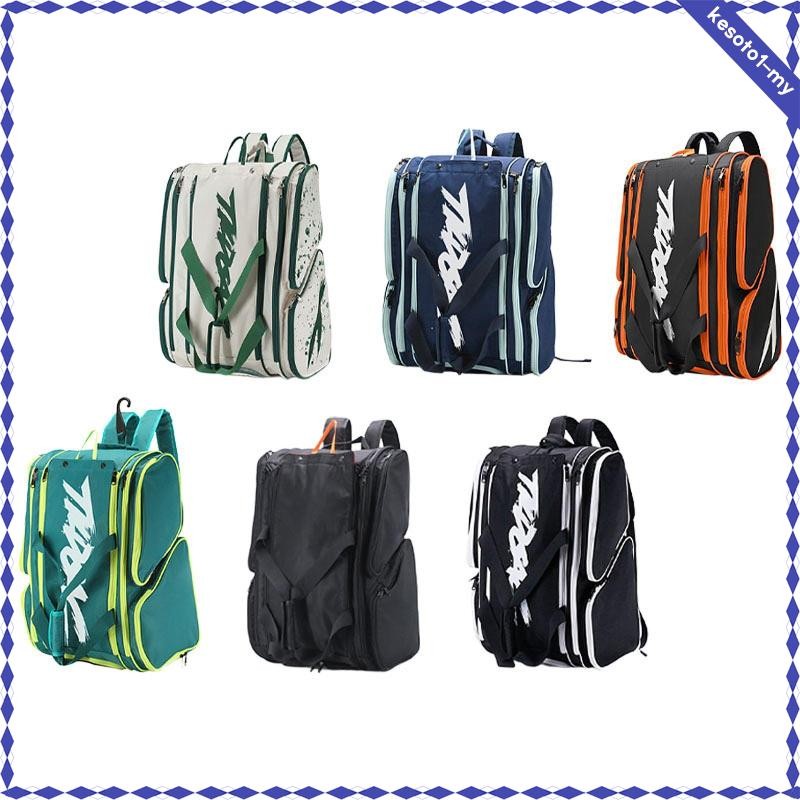 [KesotoafMY] Pickleball Bag Paddle Bag Holder Storage Tote Gear Storage Bag Pickleball