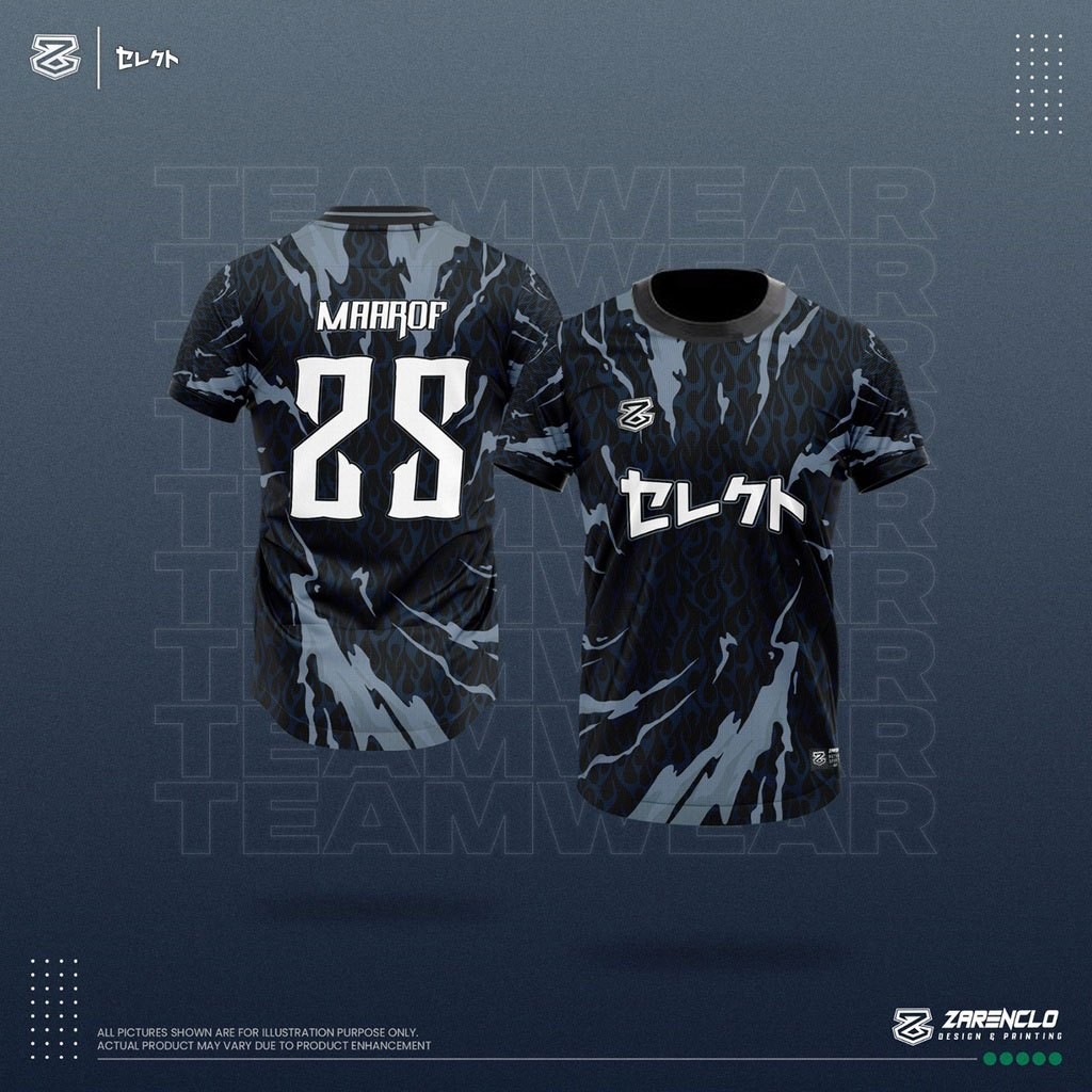 Premium Essential (Customizable) EvoNova Jersey Lightning Japanese Collection Streetwear Style Custom Name Number Sho...