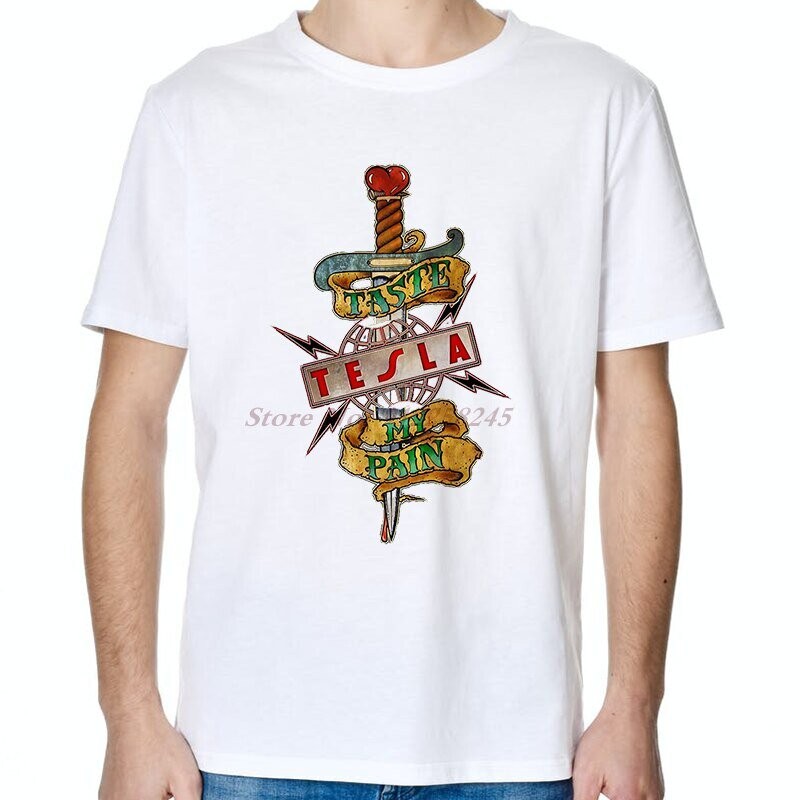 Summer Man s Taste My Pain Rock Band Short Sleeve Solid Color Casual Overd Men Harajuku Men's Clothing Online Shirt Store Men'S New Style t shirt