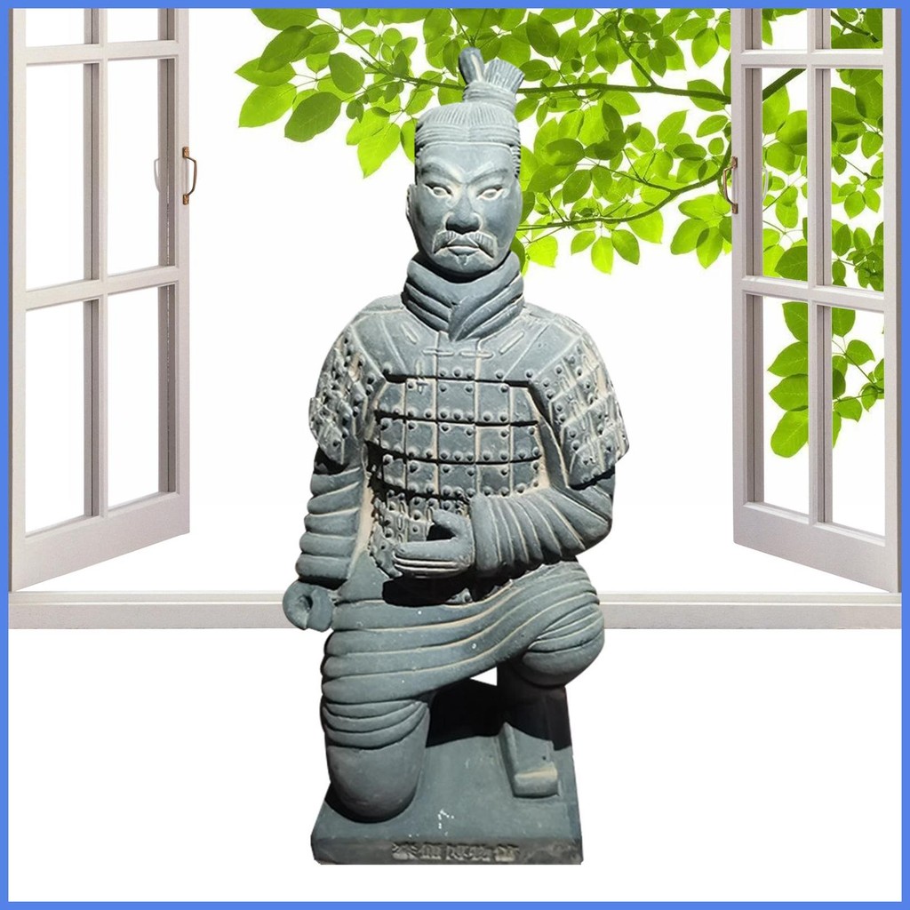 China Qin Dynasty Terracotta Warriors Sculpture Ancient Traditional Terracotta Warrior Clay Figurine Chinese chenhommy