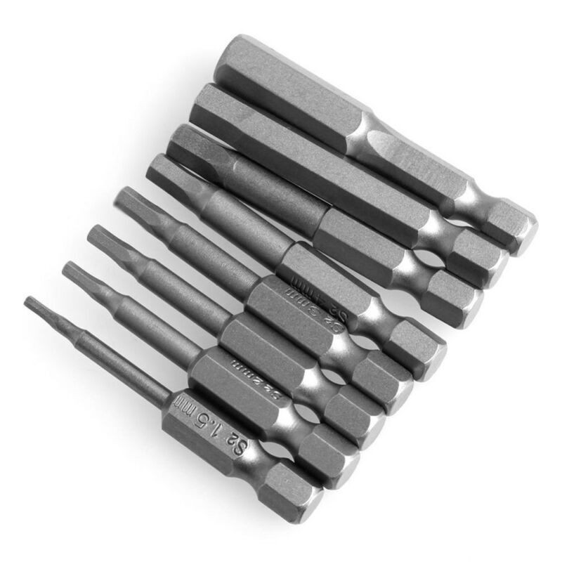Craft Duty 8PCS 1/4 Hex Shank Key Allen Bit Quick Change All Cord/cordless Drill - Image 3