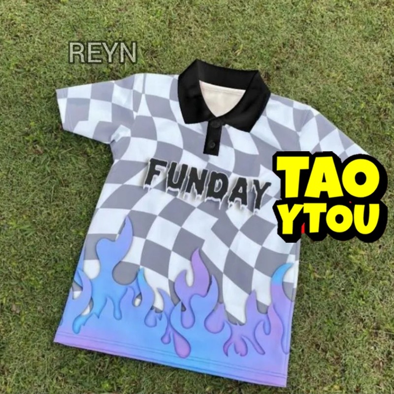 Premium Multi FUNDAY Baju Retro JERSEY NEW THAILAND UNISEX 2023 (LIMITED EDITION) DESIGN COLLAR VIRAL Jers Essential ... - Image 4