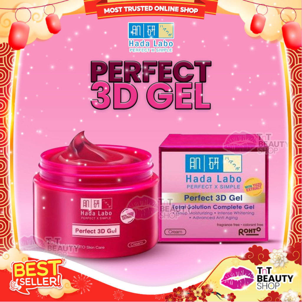 Hada Labo 3D Gel Perfect Moisturizing Whitening Anti Aging | Facial moisturizer | Tnt Beauty Shop