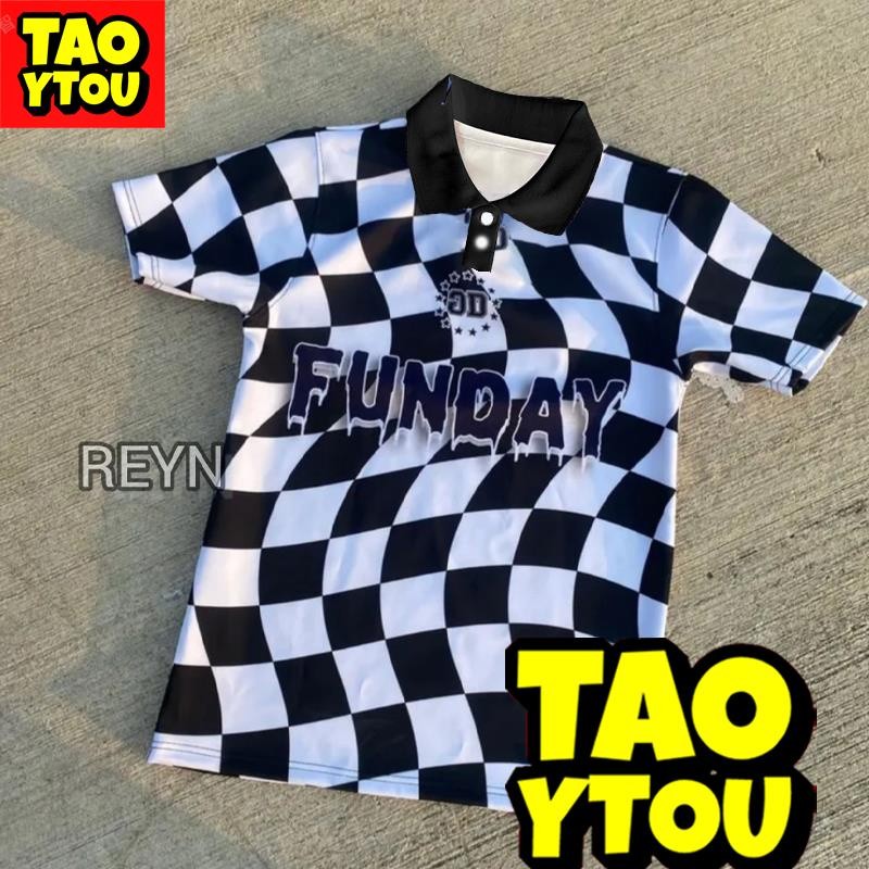 Premium Multi FUNDAY Baju Retro JERSEY NEW THAILAND UNISEX 2023 (LIMITED EDITION) DESIGN COLLAR VIRAL Jers Essential ... - Image 5