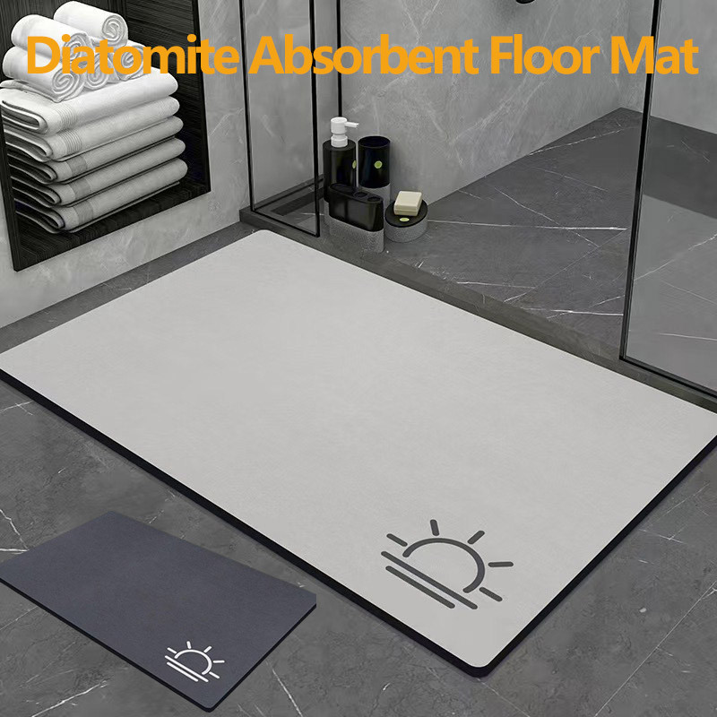 Bathroom Mat Quick Dry Absorbent Luxury Decoration Diatom Mud Rug Nordic Minimalism Non-slip Door Carpet