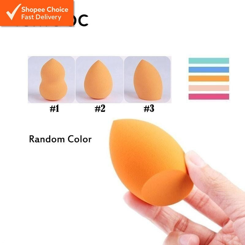 Lemooc Makeup Sponge - Super Soft Cosmetic Puff for Wet & Dry Use (Random Color)