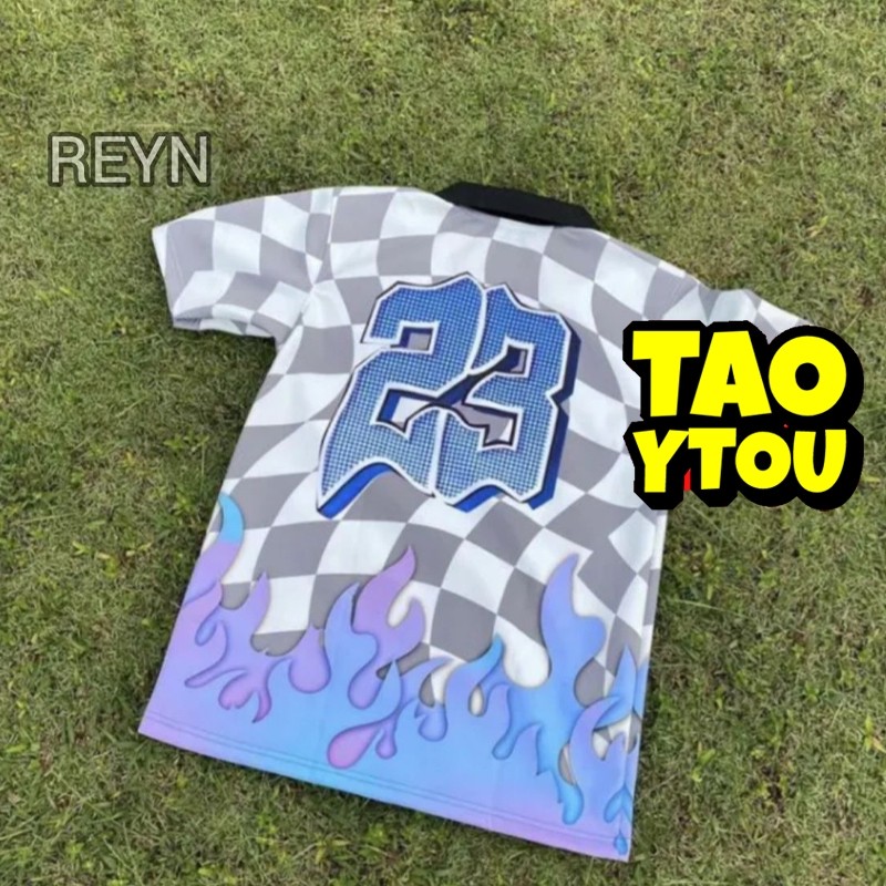 FUNDAY Baju Retro JERSEY  NEW JERSEY THAILAND UNISEX 2023 (LIMITED EDITION) 2023 NEW DESIGN RETRO COLLAR VIRAL Baju Jers