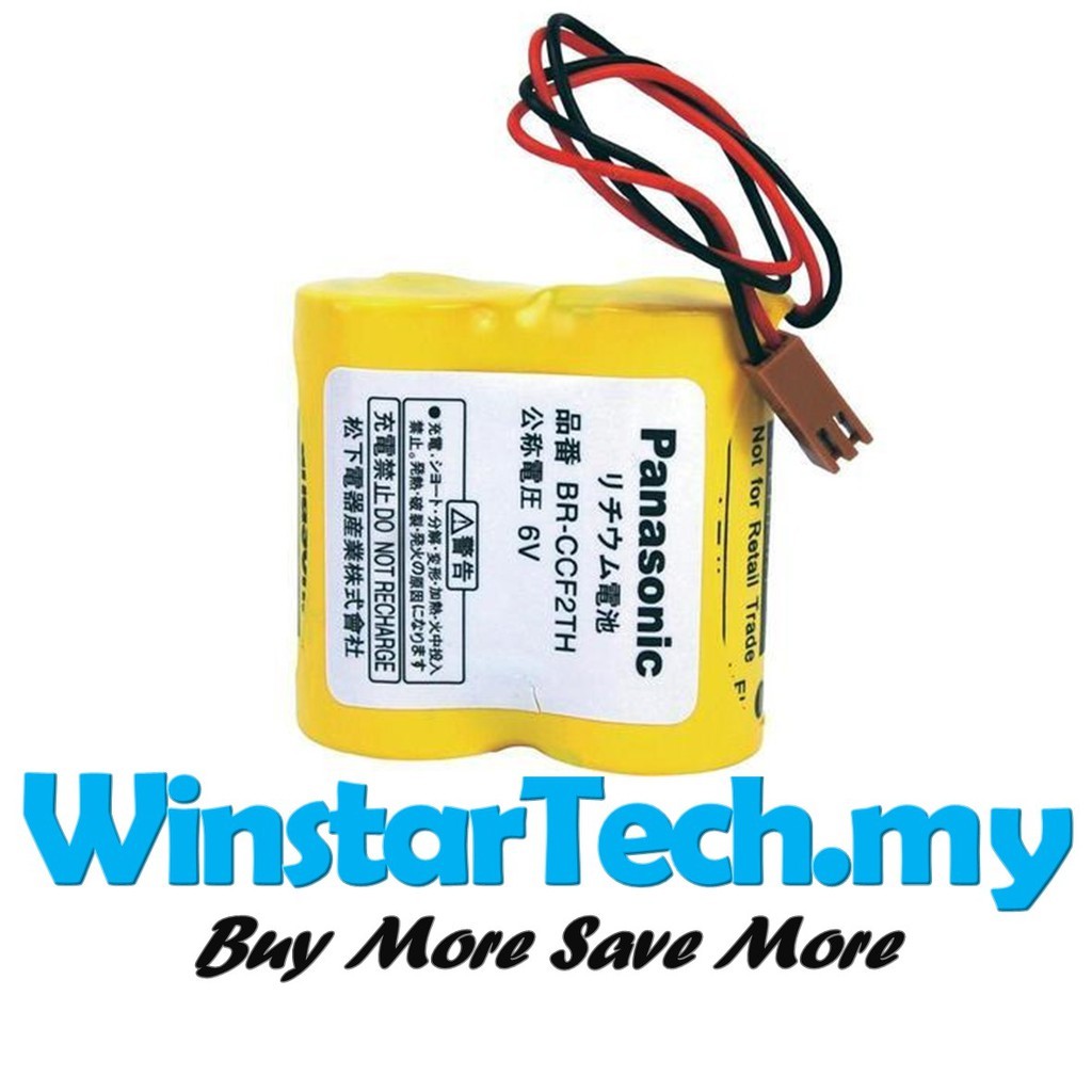 Panesonic BR-CCF2TH 6V PLC CNC Lithium Battery A98L-0001-0902 A06B-6073-K001