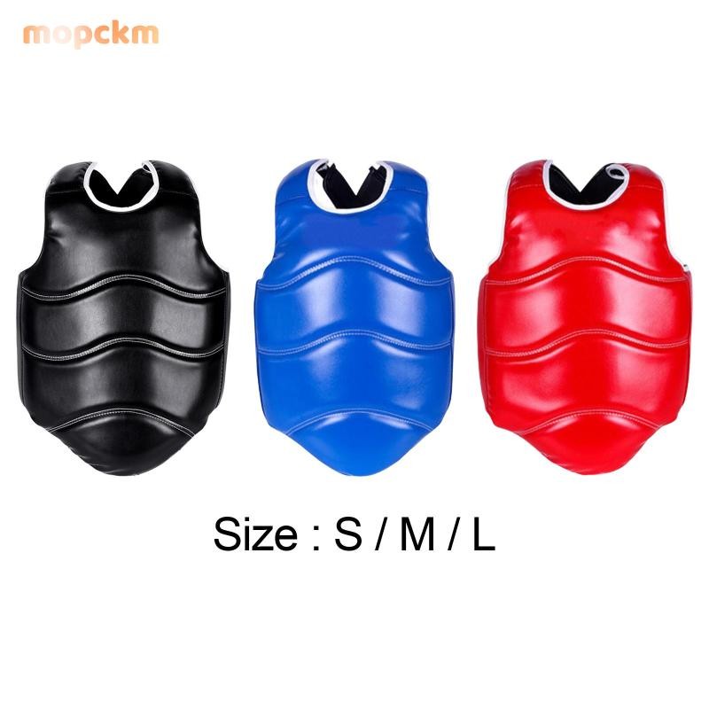 [mopckm] Boxing Chest Guard Bodyguard with Strap Kickboxing Karate Chest Protector