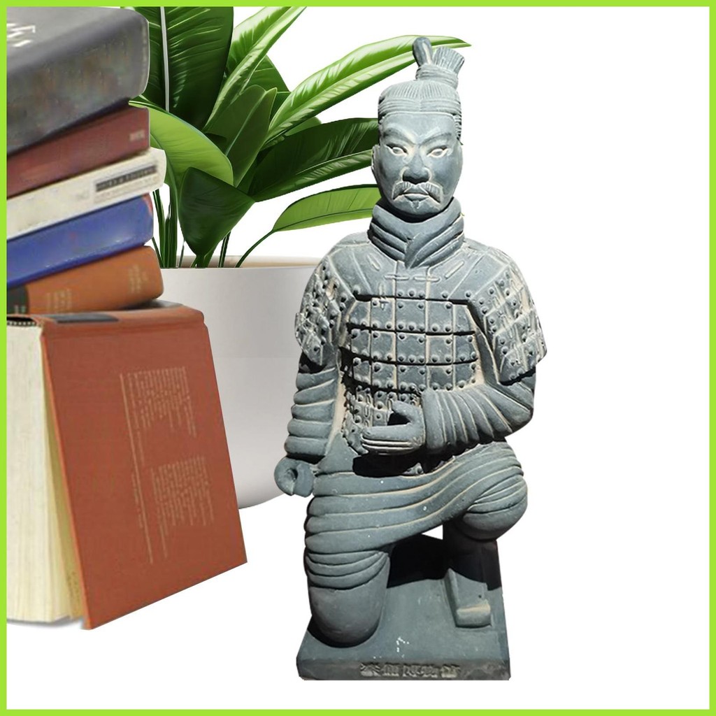 Collectibles Terracotta Warriors Statues China Qin Dynasty Terracotta Warrior Clay Sculpture Chinese Cultural aopoimy