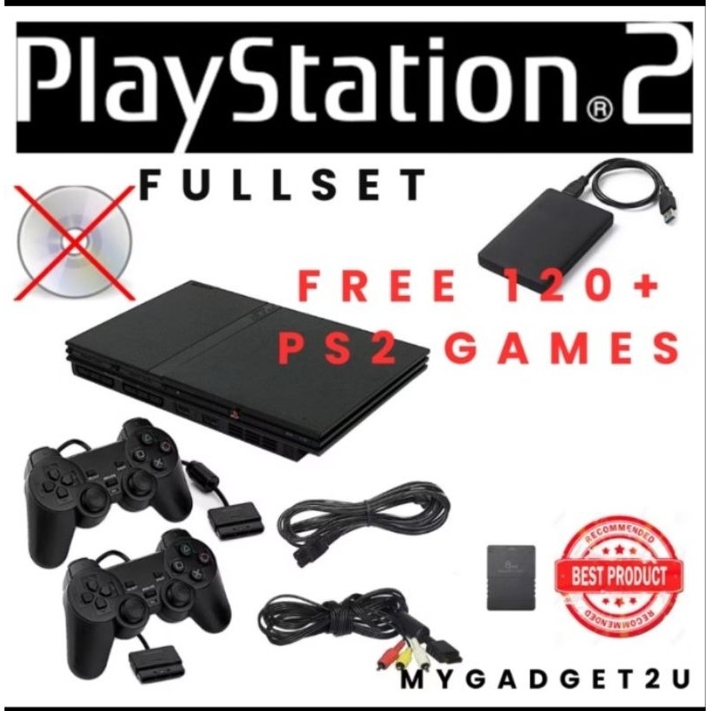 Sony PlayStation 2 full set free games