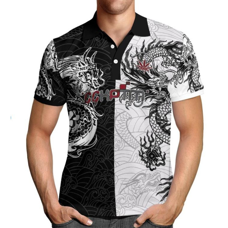 HQ CCKPTM JERSEY VIRAL Baju Raya Jersey Collar 2023 High Quality Baju Lelaki Full Sublimation Plus Size Murah