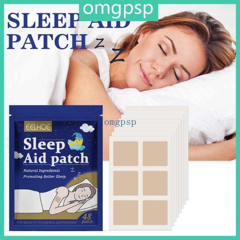 OMG 48pcs Sleep Patches Natural-Sleep-Aid Patches Naturally Restore Your Sleep Cycle