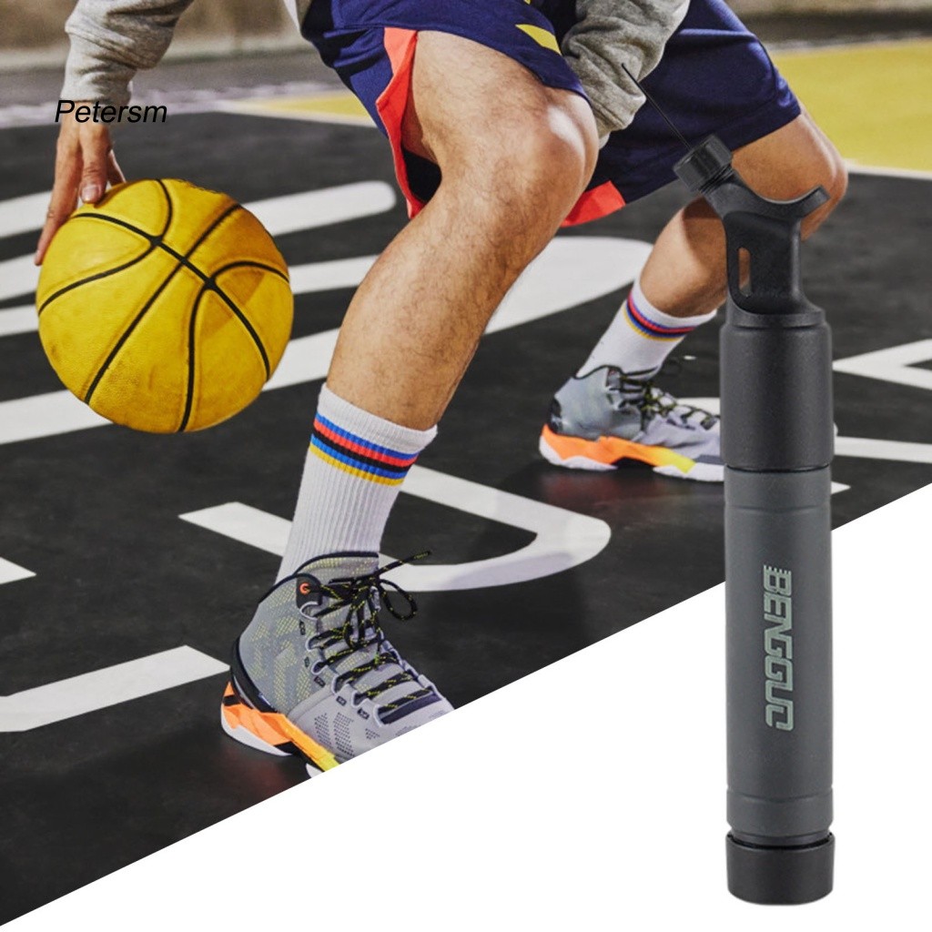 Durable Essential PP Football Inflator Pump Compact Size Lightweight Ergonomic Design Quick Inflation Simple Installa... - Image 4