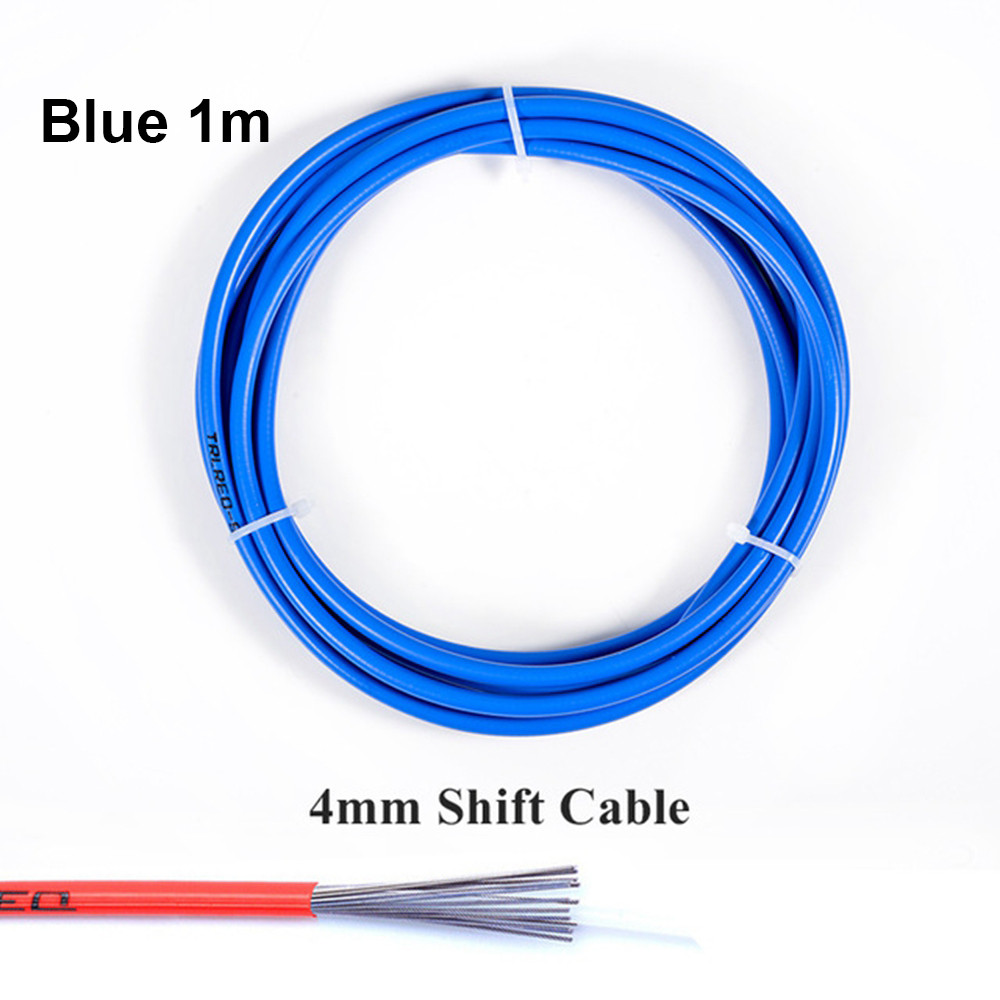 Essential Versatile CHINK 1/2/3m Brake Cables 4mm/5mm Derailleur Cable Shift Wire Line Pipe MTB Road Cycling Bike Pre... - Image 2