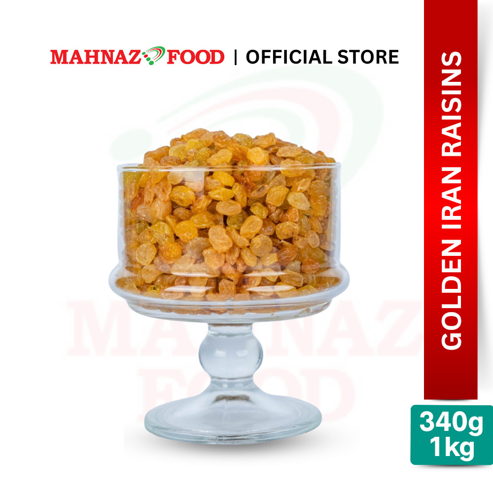 MAHNAZ FOOD Golden Iran Raisin (1kg/500g)