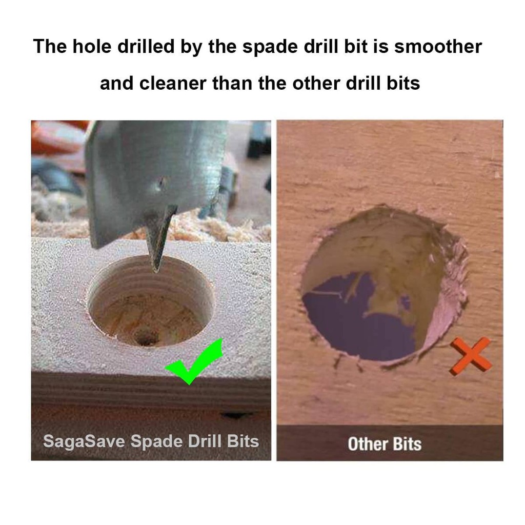 Duty Heavy 1pcs 10-55mm Durable Woodworking Tool Sets Flat Drill Long High-carbon Steel Wood Drills Spade Bi