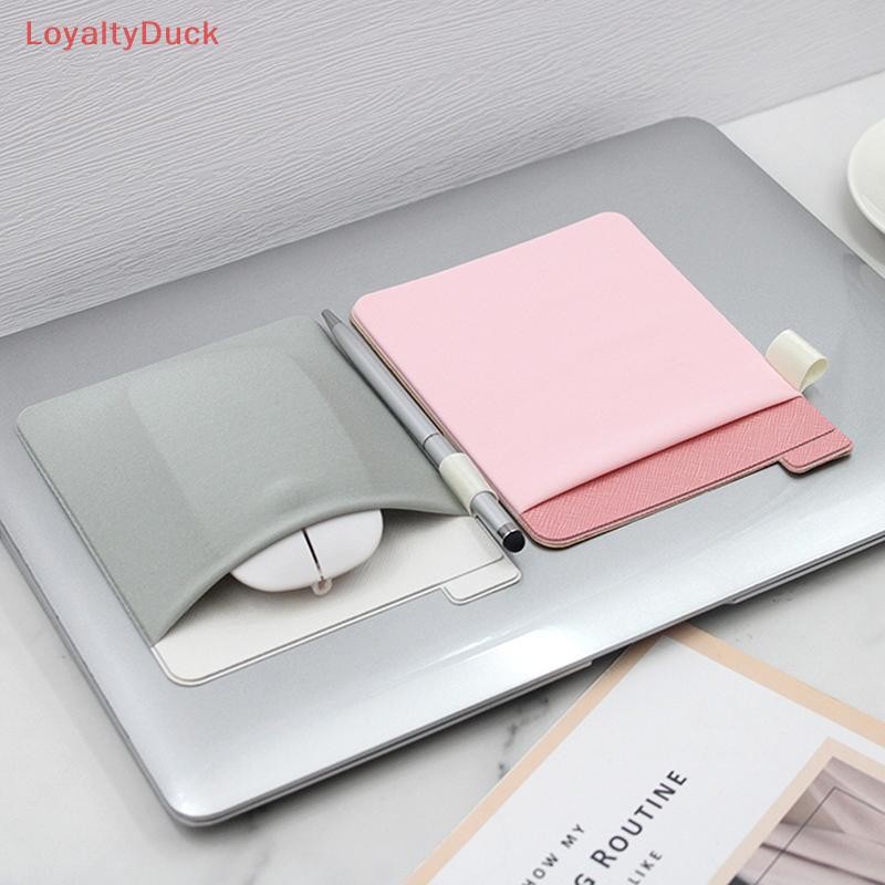 [LoyaltyDuck] Sticker Wallet Pouch External Adhesive Laptop Back Mouse Sleeve Digital Hard Drive Carrying Case Storage Cover Bag Pocket Coming