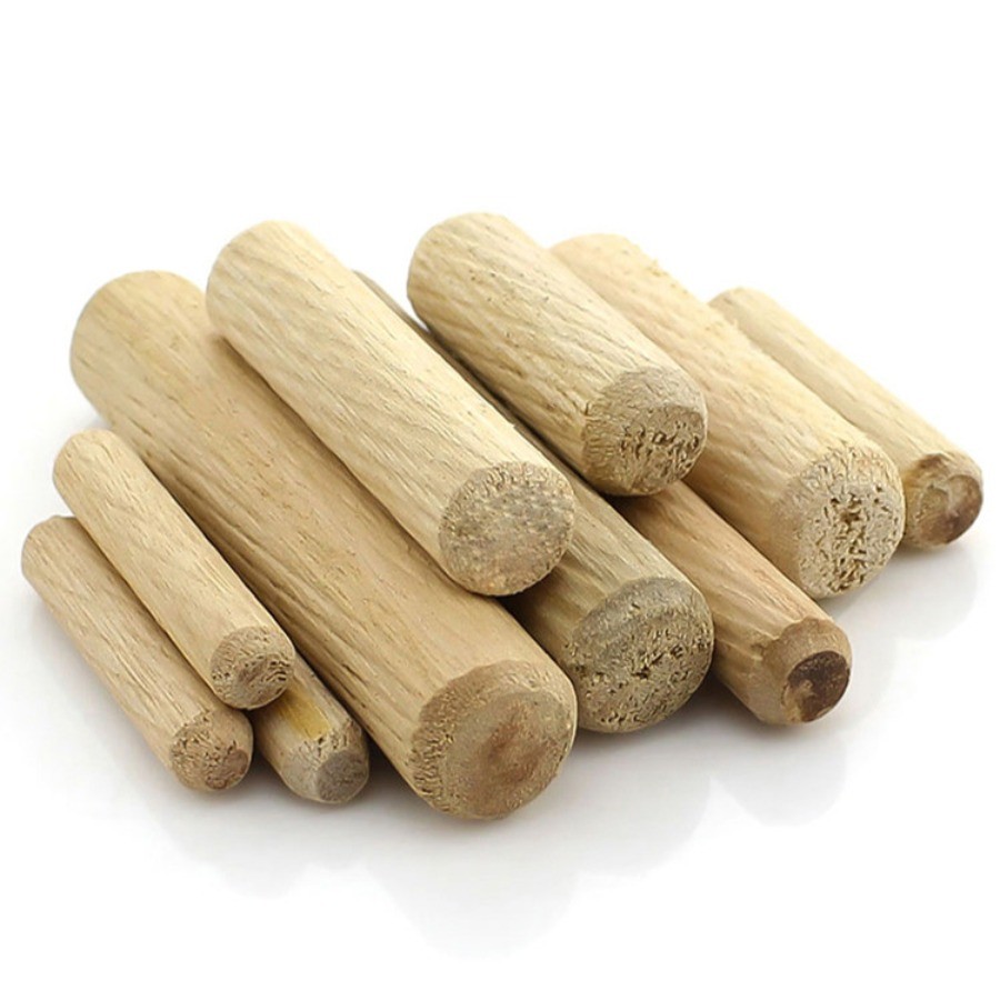 [FWM] Round Cork Wooden Stopper Solid Wood Wooden Stick Wood Tenon Twill Wedge Wood Stopper Round Wood Small Wooden Pin Wardrobe Cabinet Connector M5/M6/M8/M10/M12