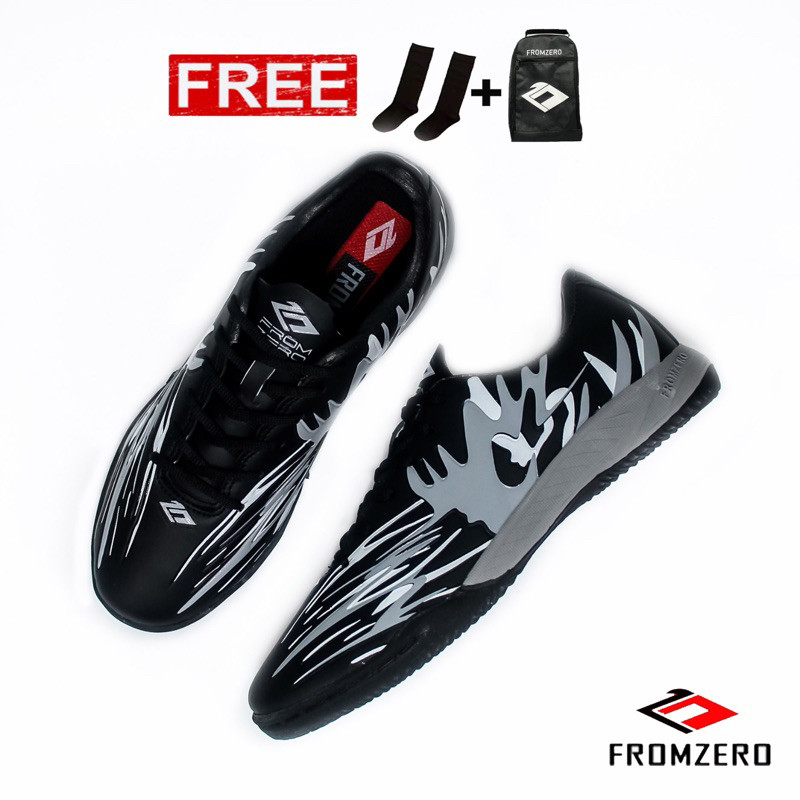 Versatile Quality Fromzero Sepatu Futsal Anak Junior Starkia Andherkids 34 38 White Black Have Multi - Image 4