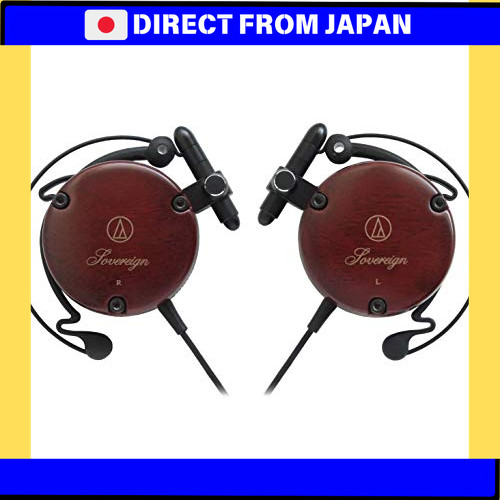 Exclusive from Japan　Audio-Technica ATH-EW9 headphones wired over-the-ear wood housing brown.