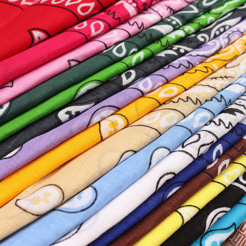 55x55cm Fashion Hip Hop Classic Paisley Bandana Square Scarf Bandanas Headwear Vintage Headband