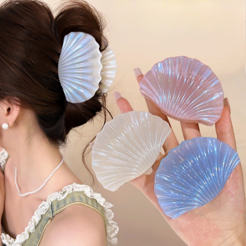 Summer Shell Woman Hair Clip Fashion High-End Simple Hair Clip