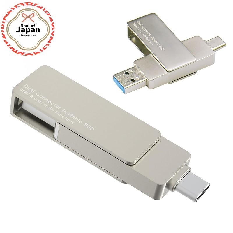 Logitec SSD external 500GB iPhone15 / 16 / 16Pro compatible USB Type-A/USB Type-C dual insertion Genuine case compatible Stick type USB memory size PS4 PS5 Pro compatible LMD-SPE050UAC
Logitec SSD external 1TB iPhone15 / 16 / 16Pro compatible USB Type-A/U