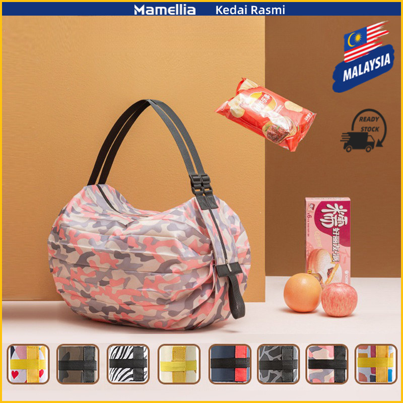 [Penang Delivery] Eco-friendly Shopping Bag Travel Portable Thickened Oversized Supermarket Bag Eco-friendly