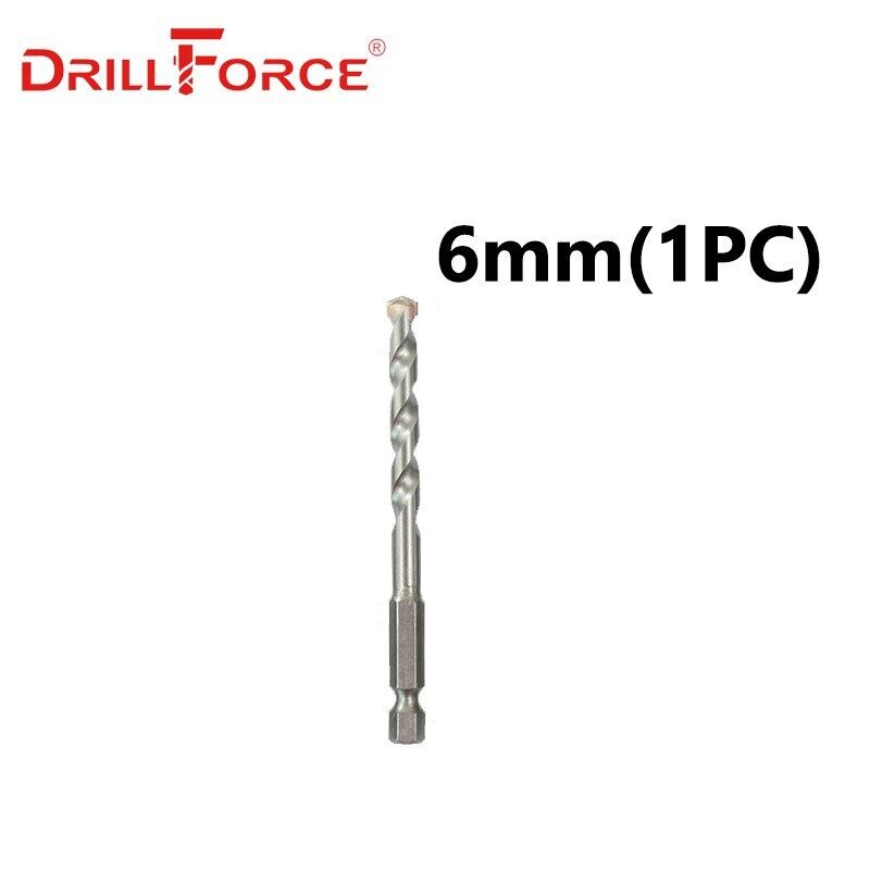 DIY Build Drillforce 4/5/6/8/10mm YG8 Tip Masonry Drill Bits Set Tungsten Carbide Tipped Concrete Brick Stone Drillin... - Image 4