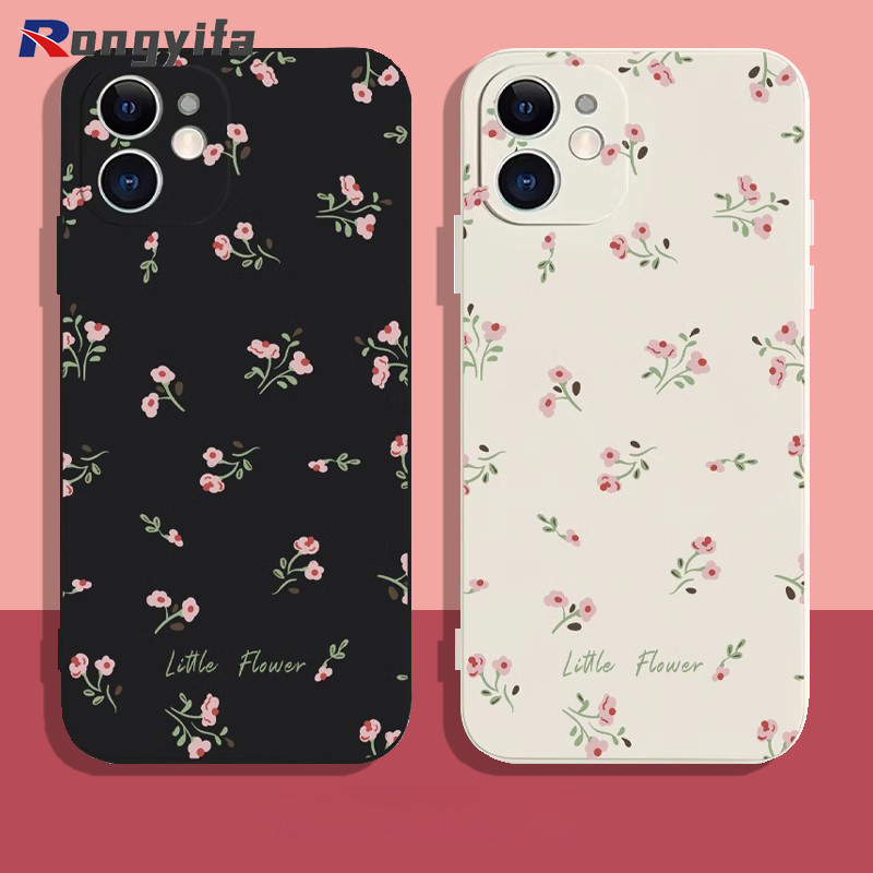 For Realme C75 C75X C67 C65 C60 C55 C53 C51 C35 C33 C33S C31 C30 C30S C25 C25S C21 5G 4G Korean Style Small Fresh Floral Phone Case Fashion Shockproof Casing Soft Back Cover