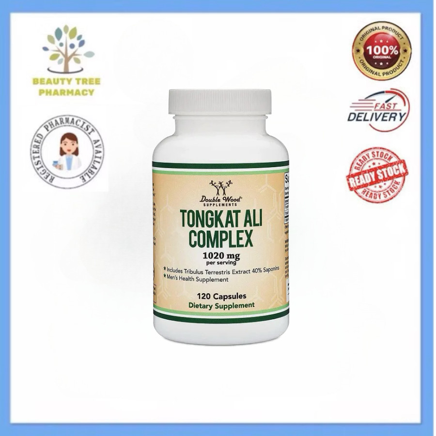 Double Wood Tongkat Ali complex 1020mg 120 Capsules
