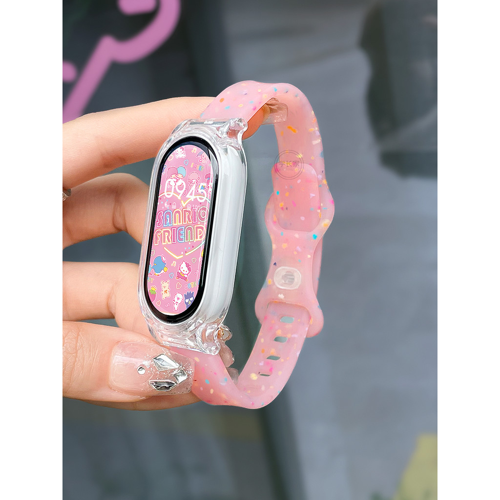Korea Slim Cute Color Polka Dot Jelly Silicone Strap For OPPO Band Replacement Strap For Oppo Sports Band