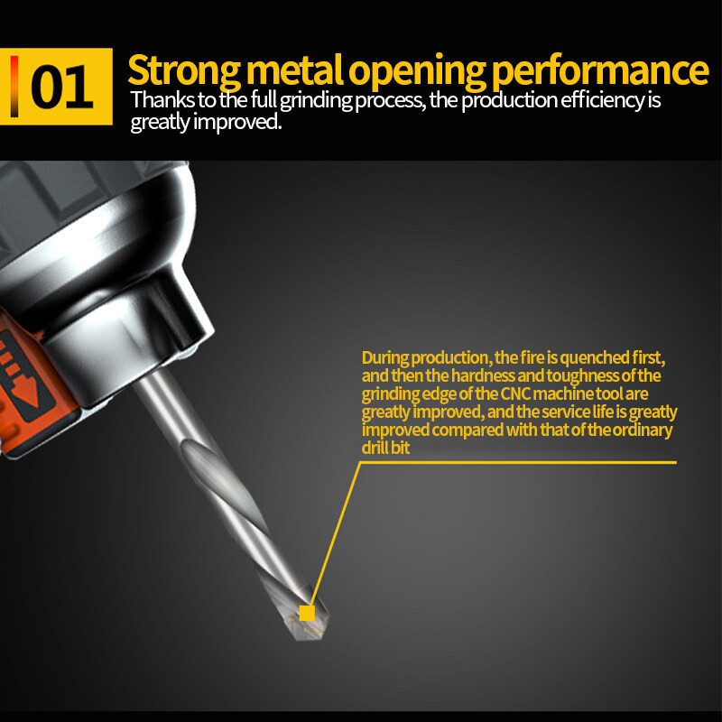 Tungsten carbide drill twist drill stainless steel steel spring steel angle cast iron special metal twist drill bits