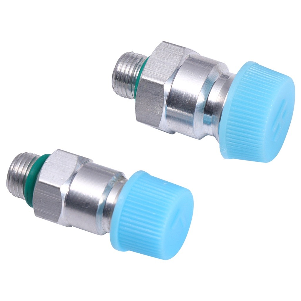 Reliable Have 2Pcs Motor Tech Adjustable R134A Adapter Fittings Quick Coupler High Low AC Manifold Gauge Hose Convers... - Image 3
