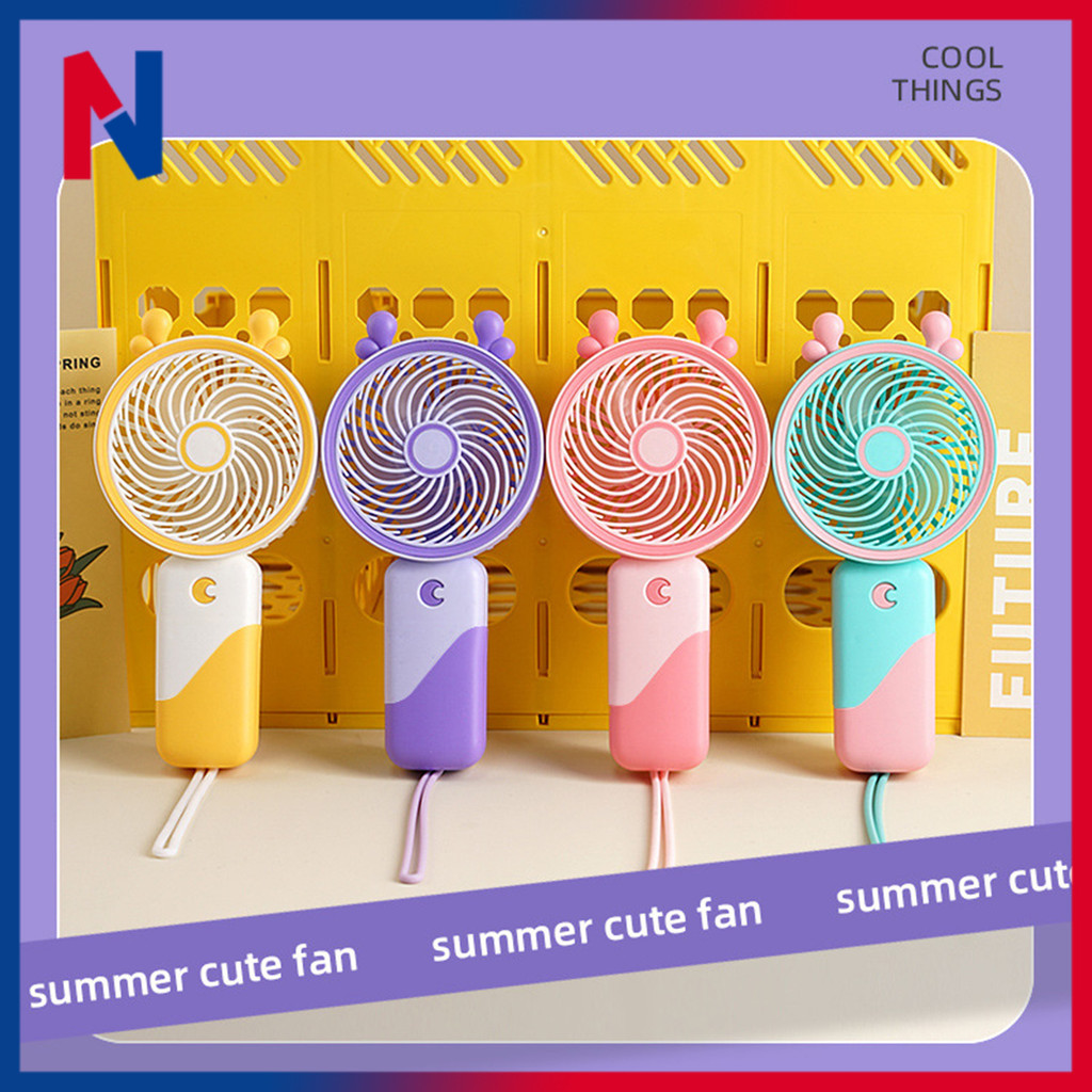 Kipas Peribadi Bergaya Ringkas Berkuasa USB  Ringan | Handheld Cooling Fan USB Powered & Lightweight