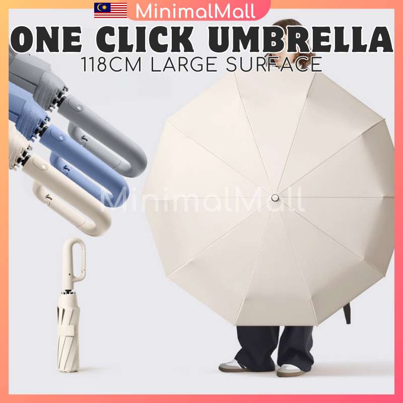 118CM Large Surface Dual-Use Sun Rain Umbrellas Auto Reverse Foldable Payung Lipat UV Umbrella Large Windproof 雨伞